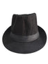 BookMyCostume Black Western Cowboy & Ballroom Style Hat | Fancy Dress Accessory for Dance, Stage Shows & Theme Parties For Adults